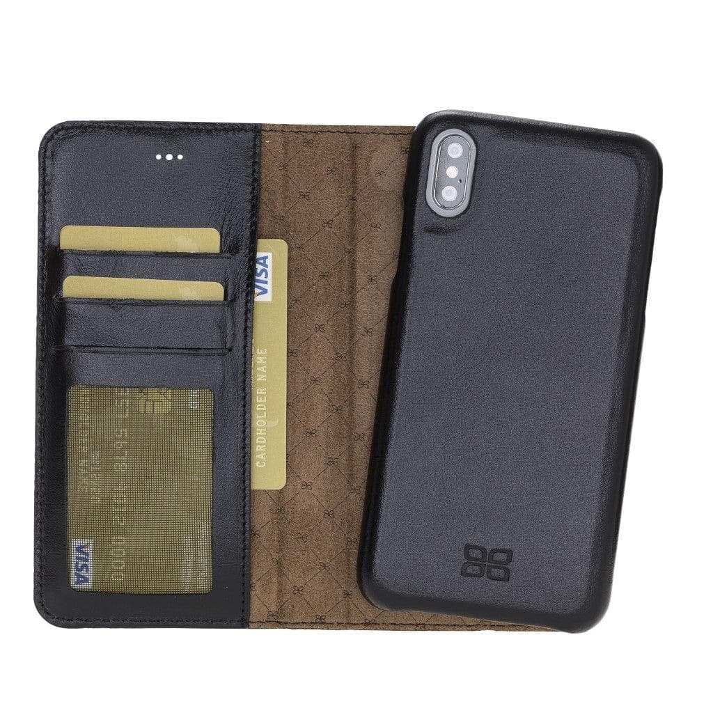 Full Leather Coating Detachable Wallet Case for Apple iPhone X Series Bouletta LTD