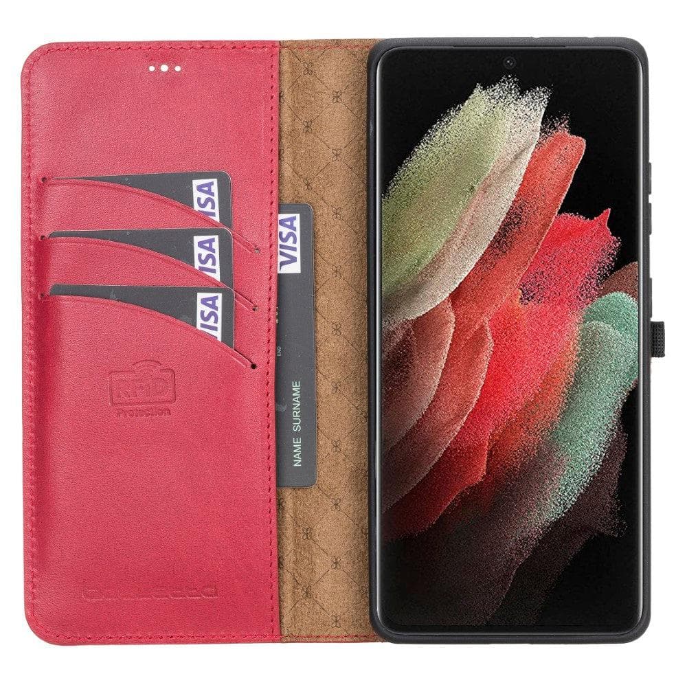Magnetic Detachable Leather Wallet Cases for Samsung Galaxy S21 Series Bouletta LTD