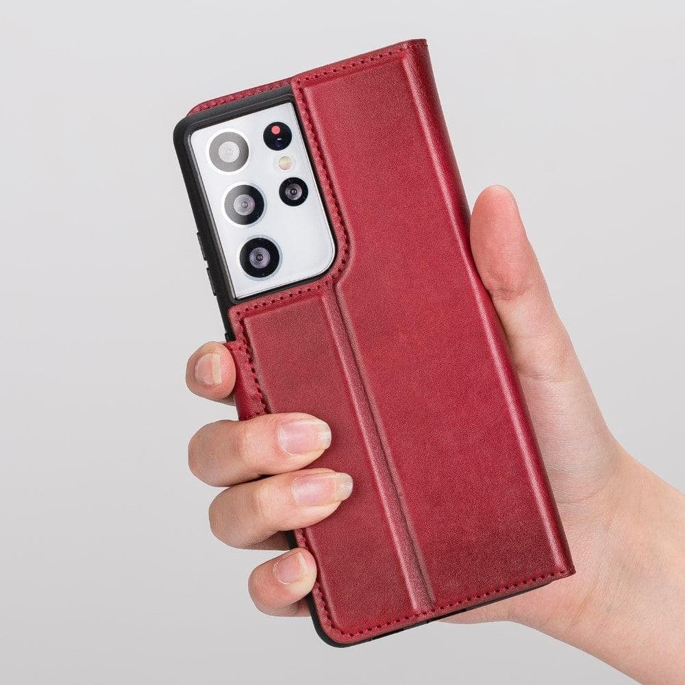 Magnetic Detachable Leather Wallet Cases for Samsung Galaxy S21 Series Bouletta LTD