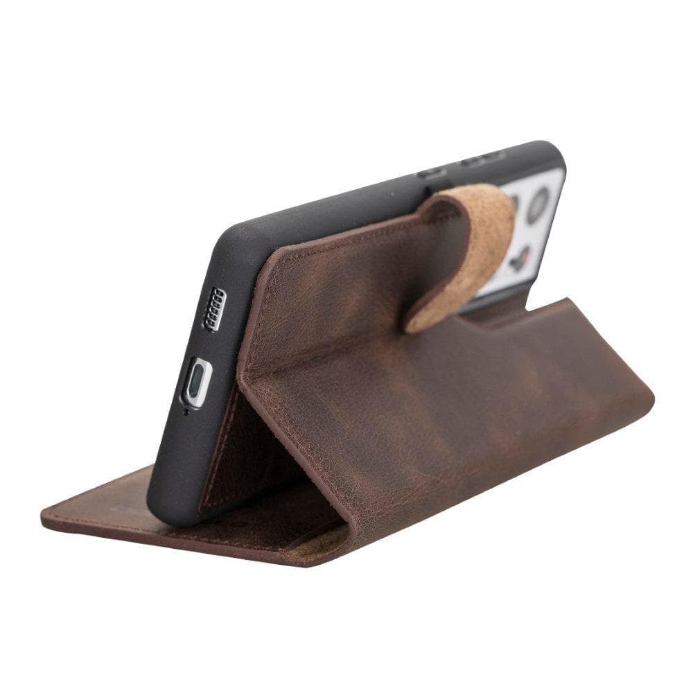 Magnetic Detachable Leather Wallet Cases for Samsung Galaxy S21 Series Bouletta LTD