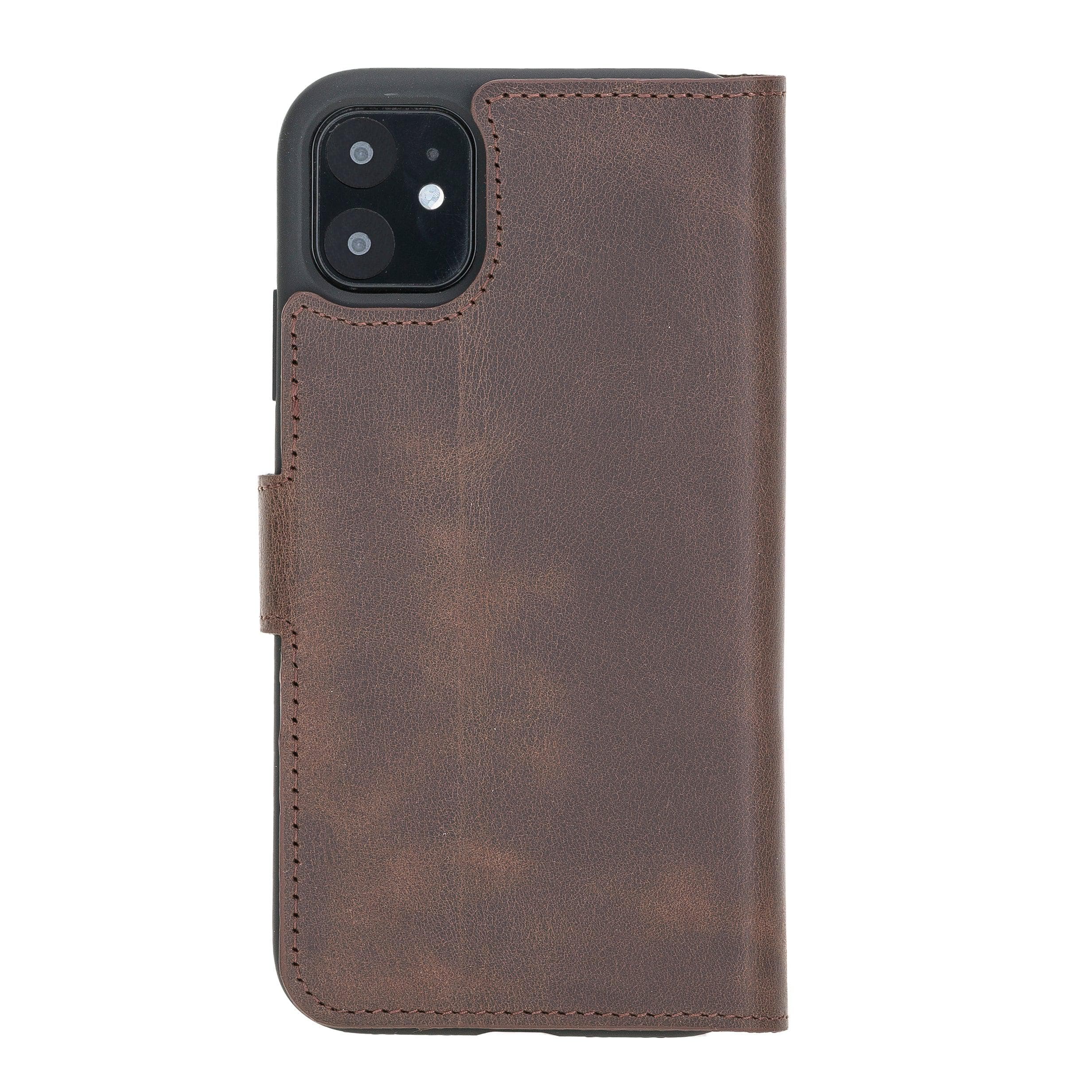 Wallet Folio with ID Slot Leather Wallet Case For Apple iPhone 11 Series Bouletta LTD