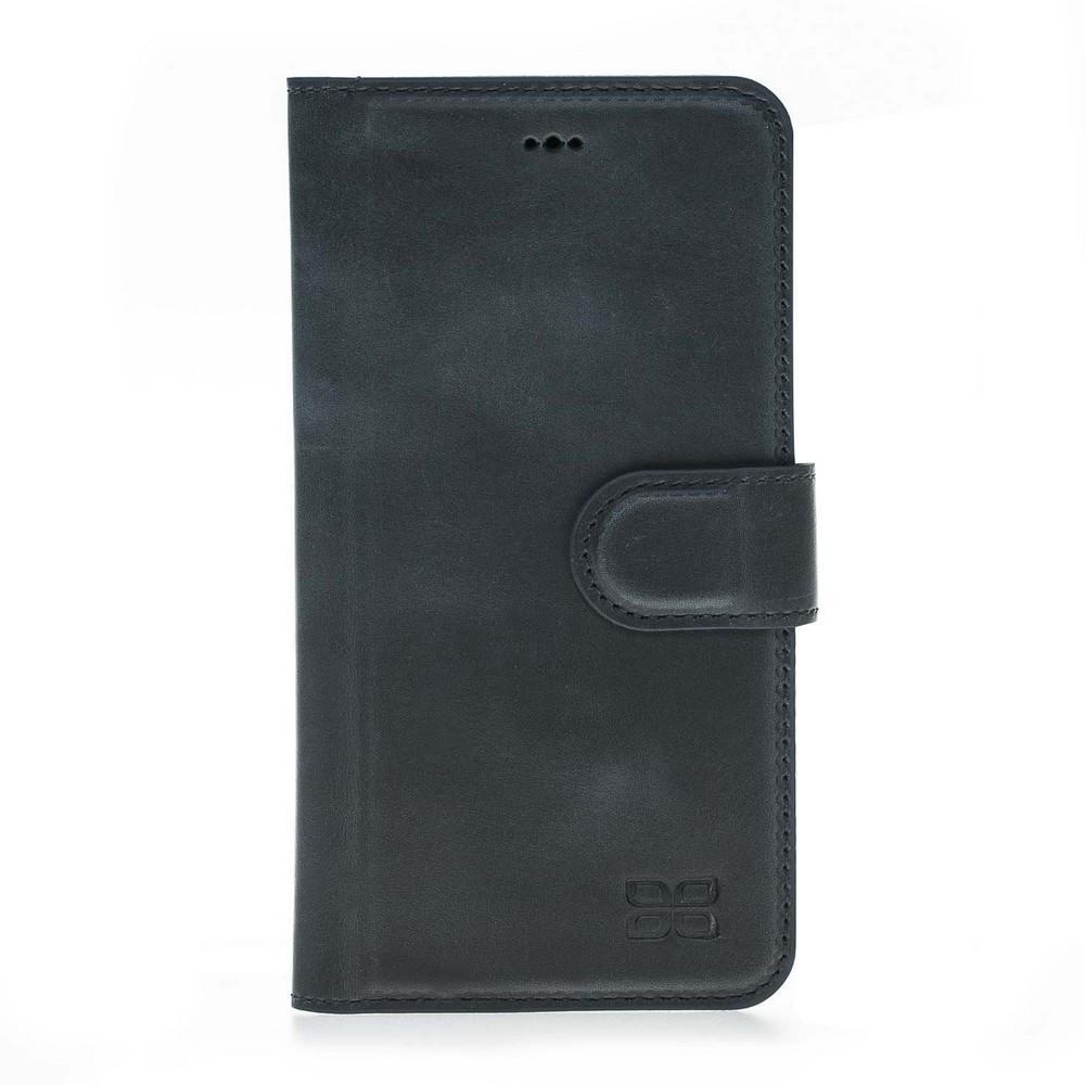 Wallet Folio Leather Case with ID slot for Apple iPhone X/XS - Crazy Green Bouletta Shop