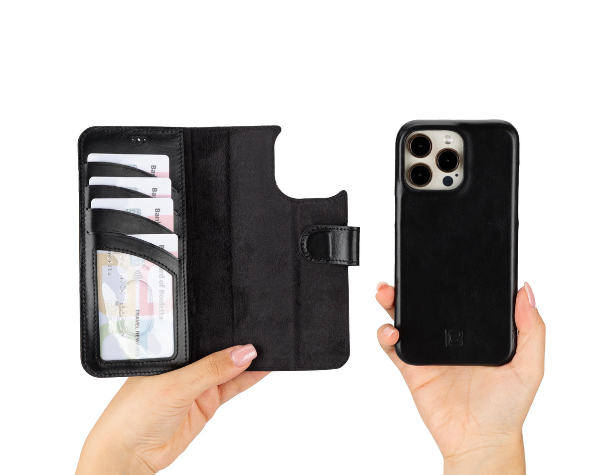 F360 Magic Leather iPhone 16 Pro Detachable Wallet Case