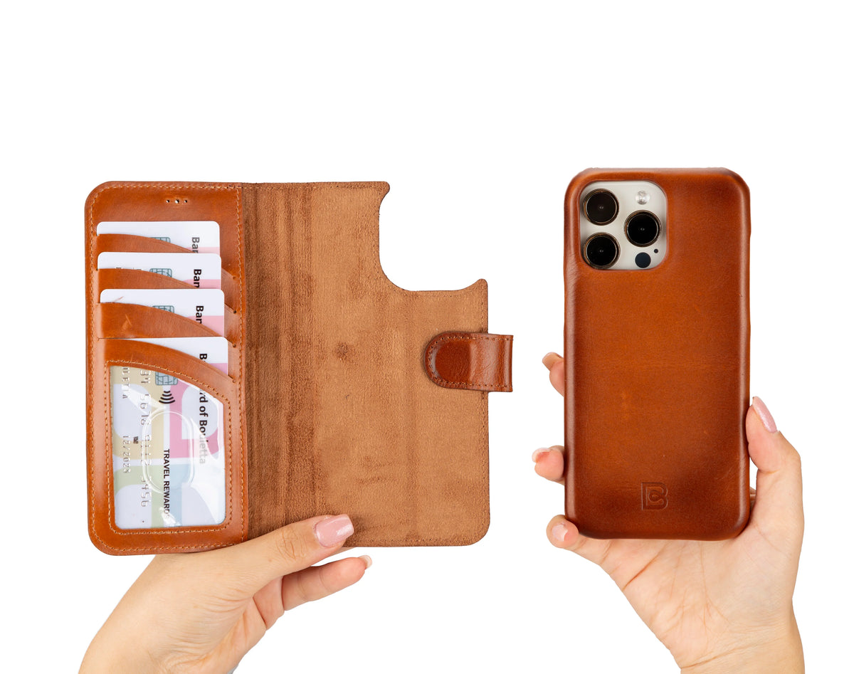F360 Magic Leather iPhone 16 Pro Detachable Wallet Case