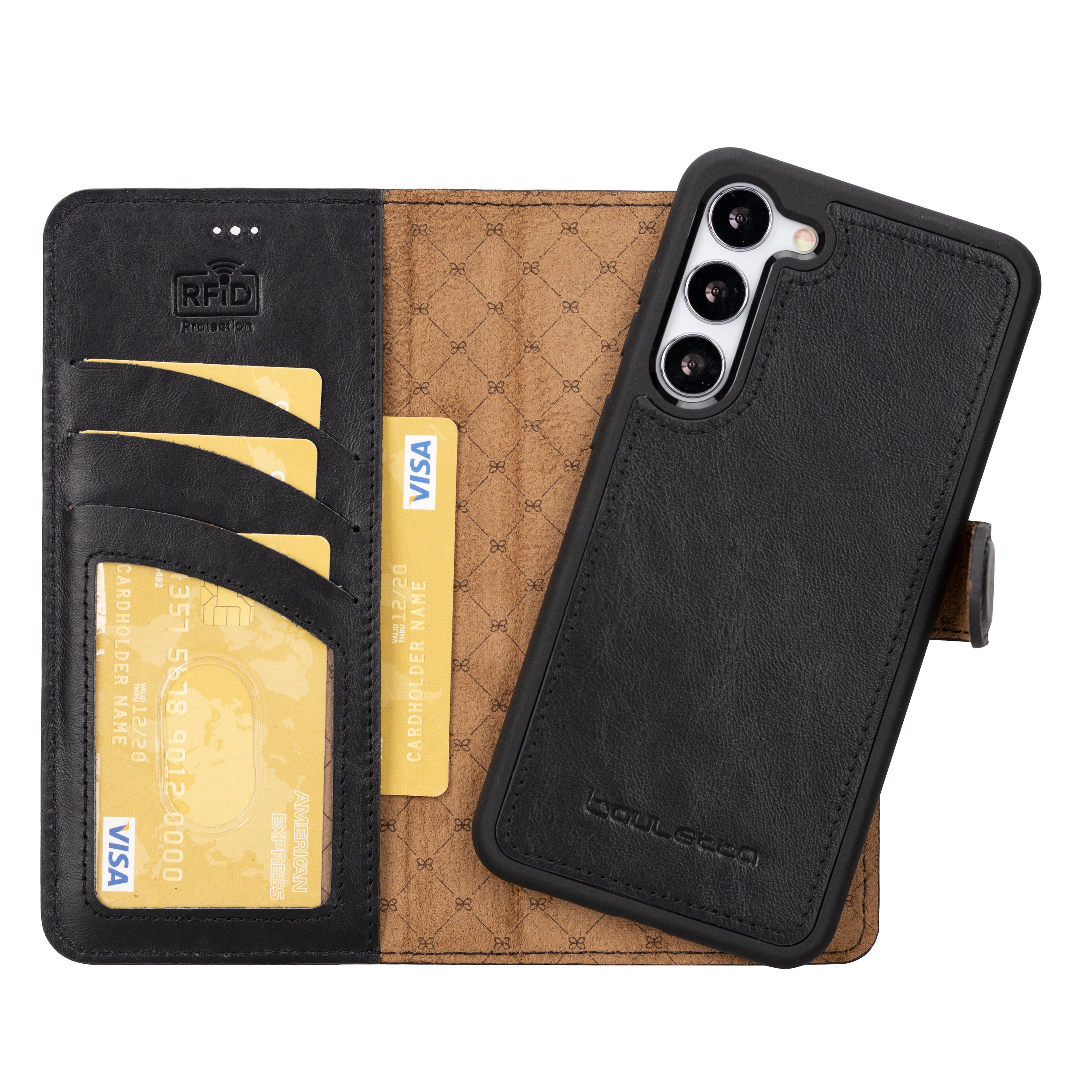 Magic Samsung Galaxy S25 Leather Detachable Wallet Case