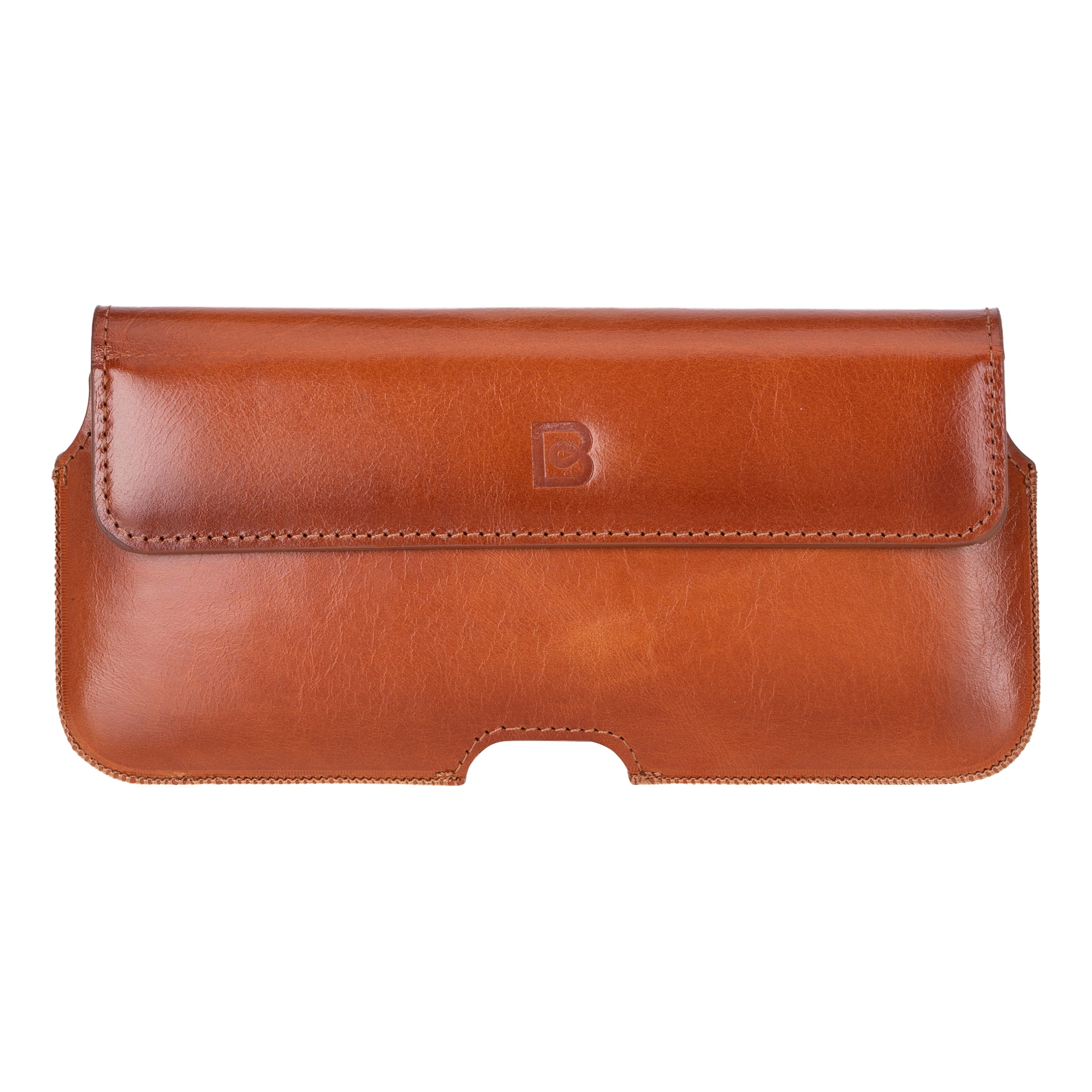 Aslant Leather Belt Phone Case Up to 6.9"