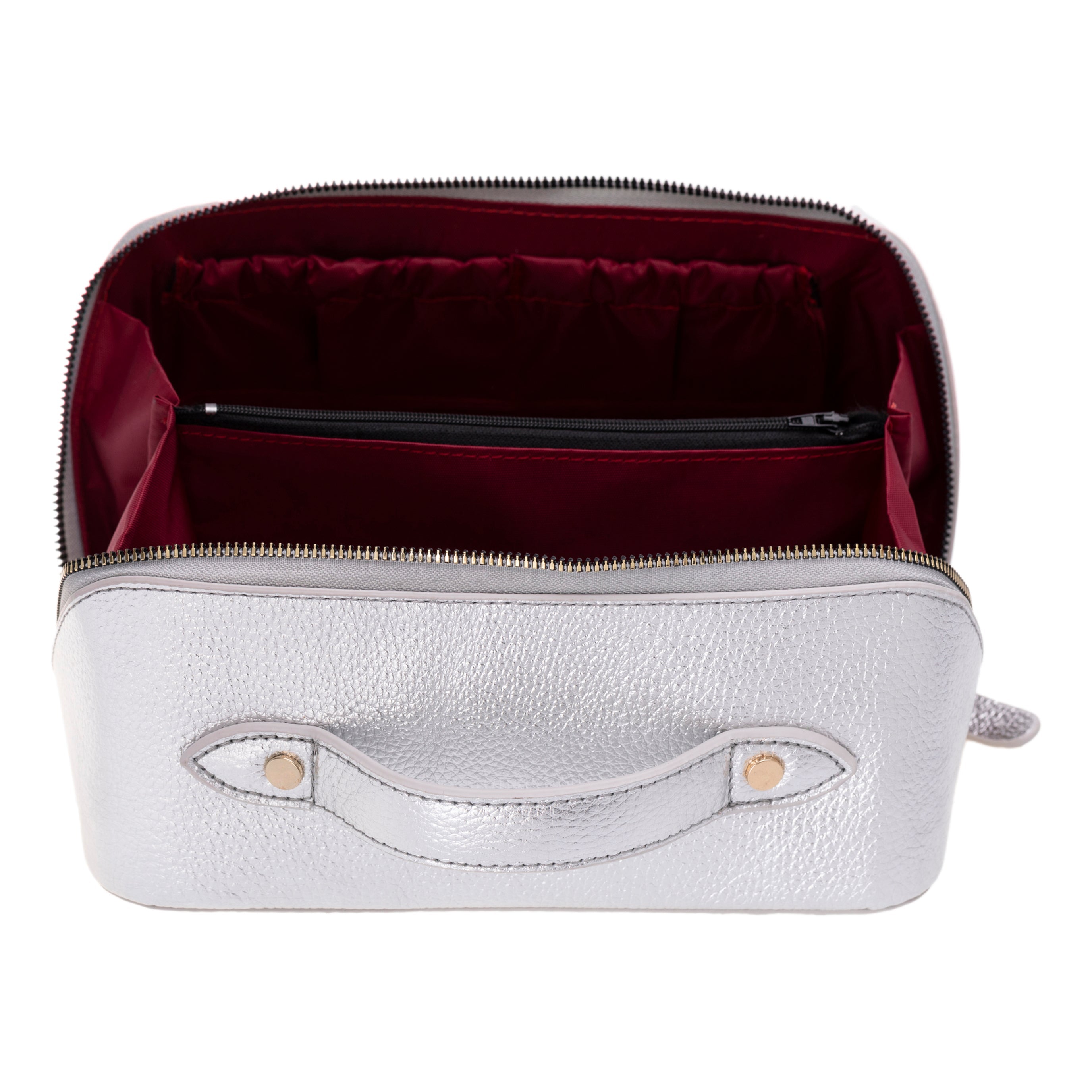 Soluno Leather Make up Bag