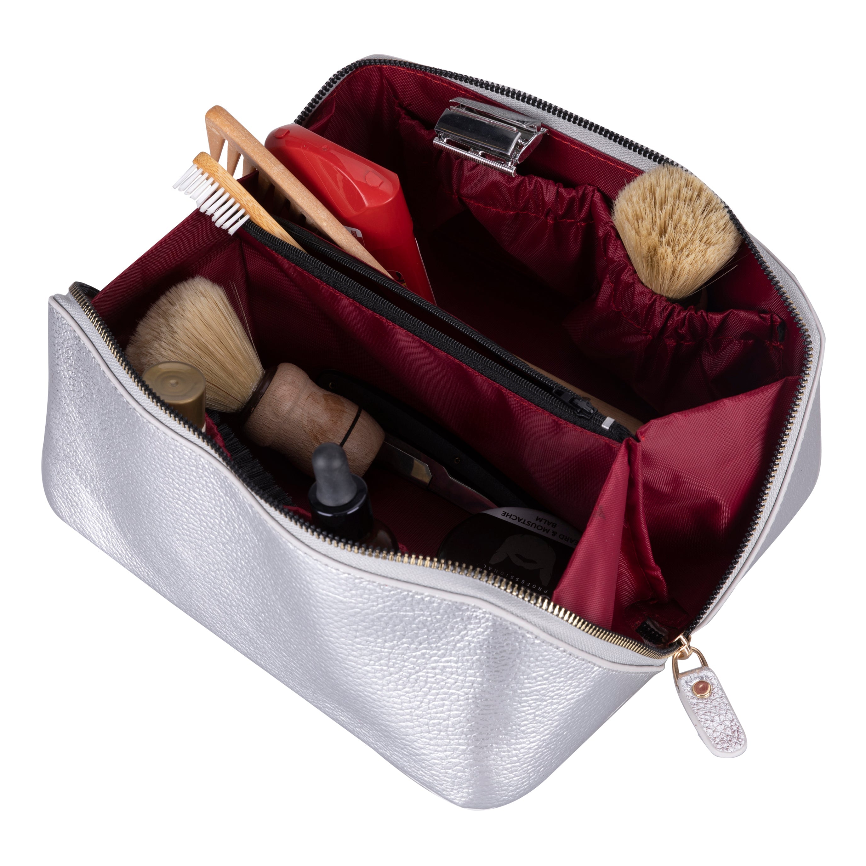 Soluno Leather Make up Bag