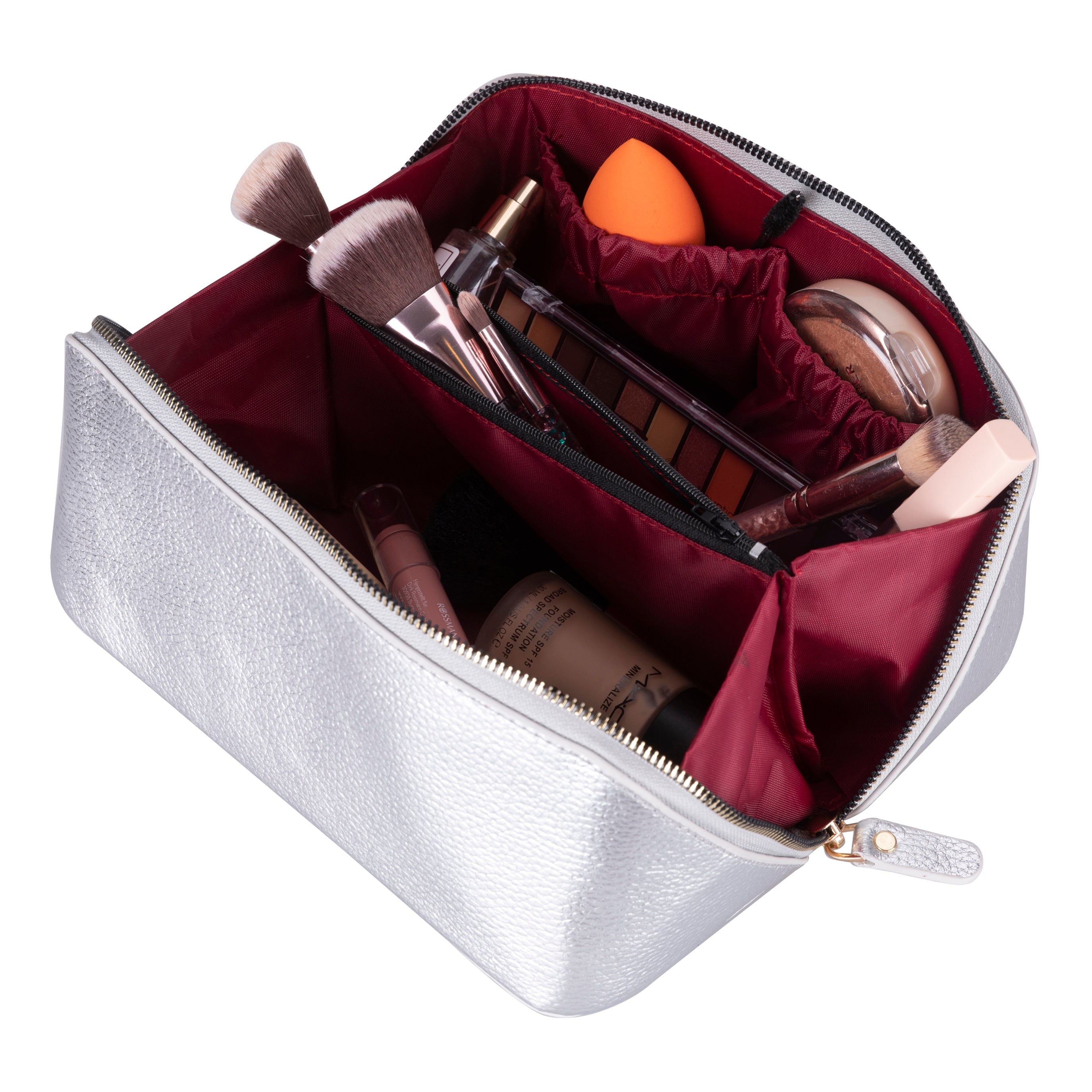 Soluno Leather Make up Bag