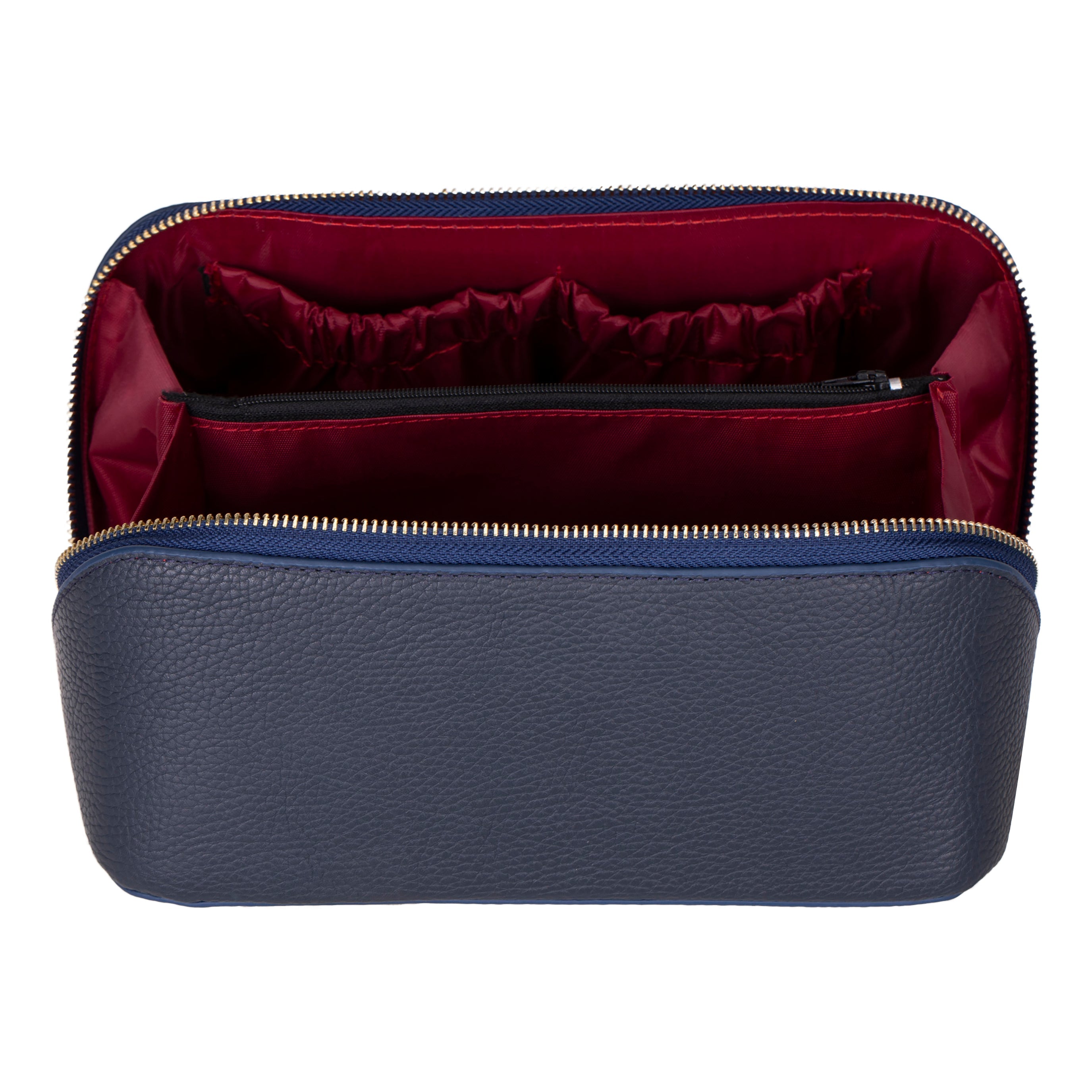 Soluno Leather Make up Bag