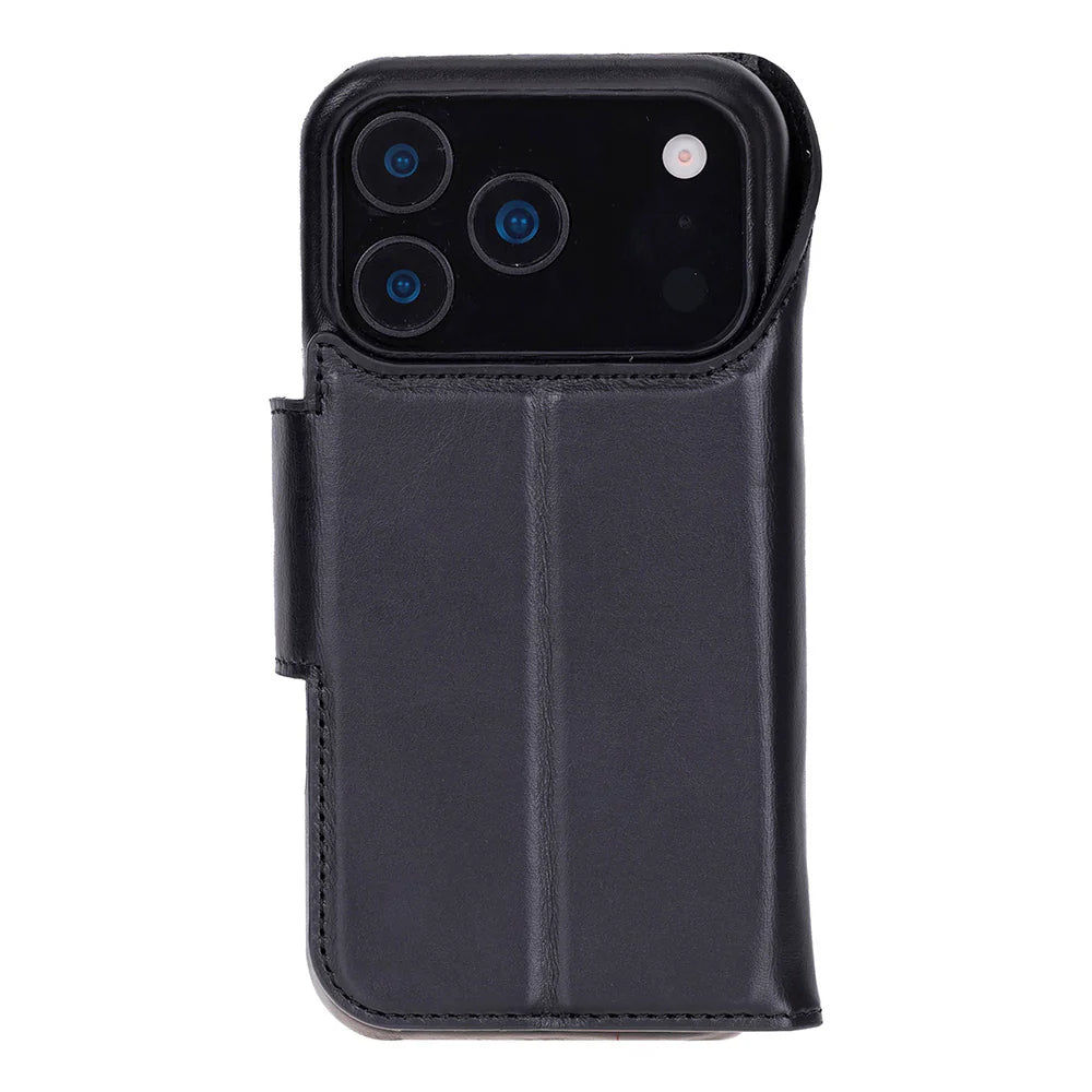 Elite Magic iPhone 17 Pro Detachable Leather Wallet Case