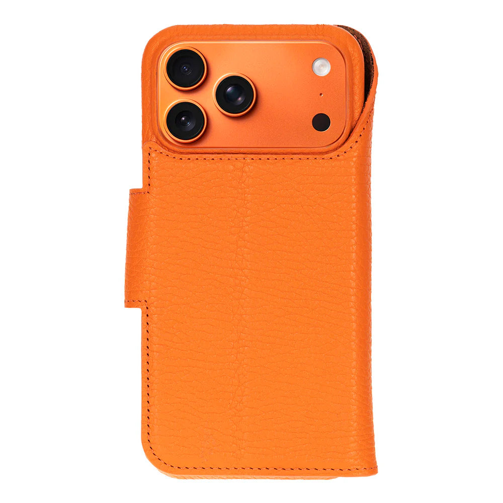 Elite Magic iPhone 17 Pro Detachable Leather Wallet Case