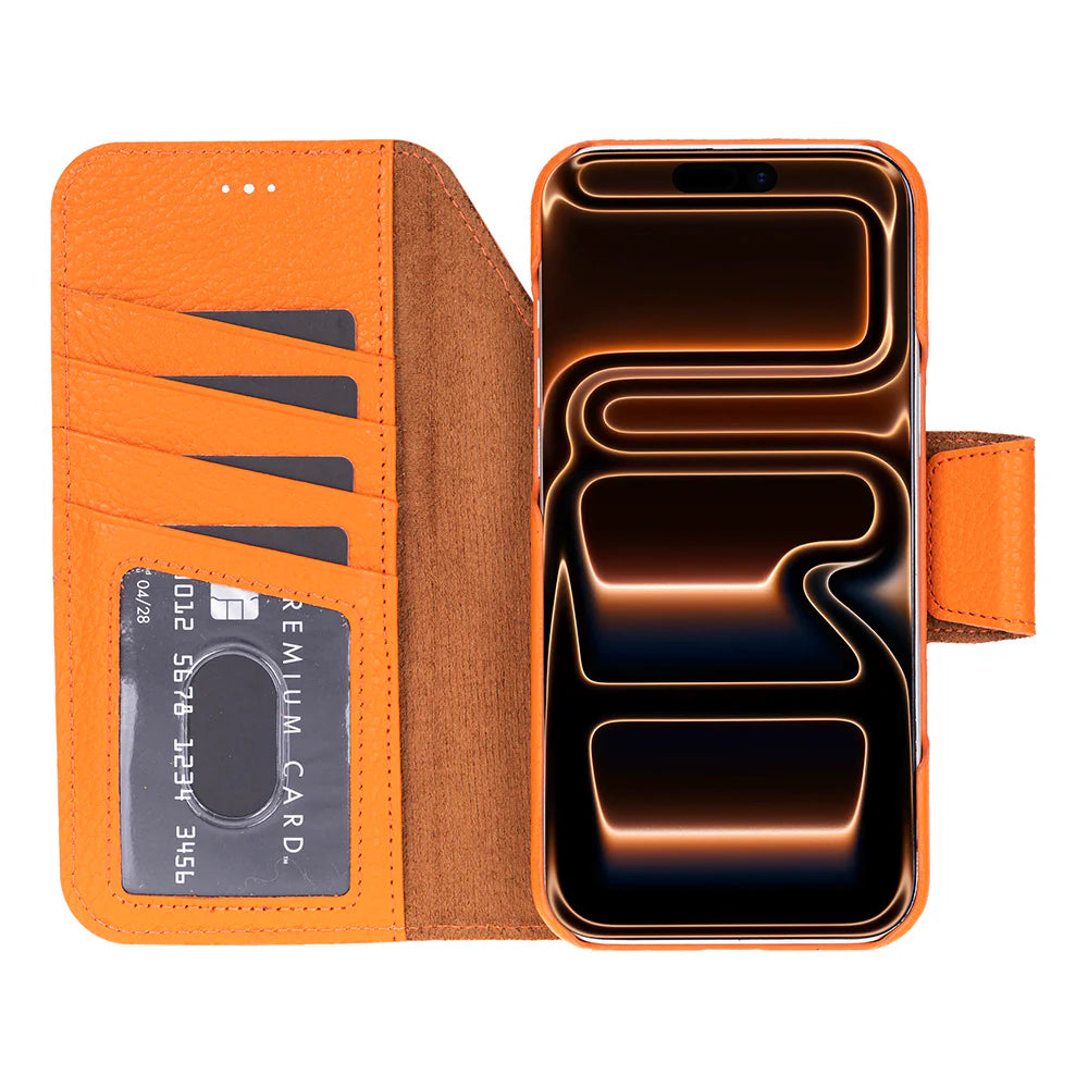 Elite Magic iPhone 17 Pro Max Detachable Leather Wallet Case