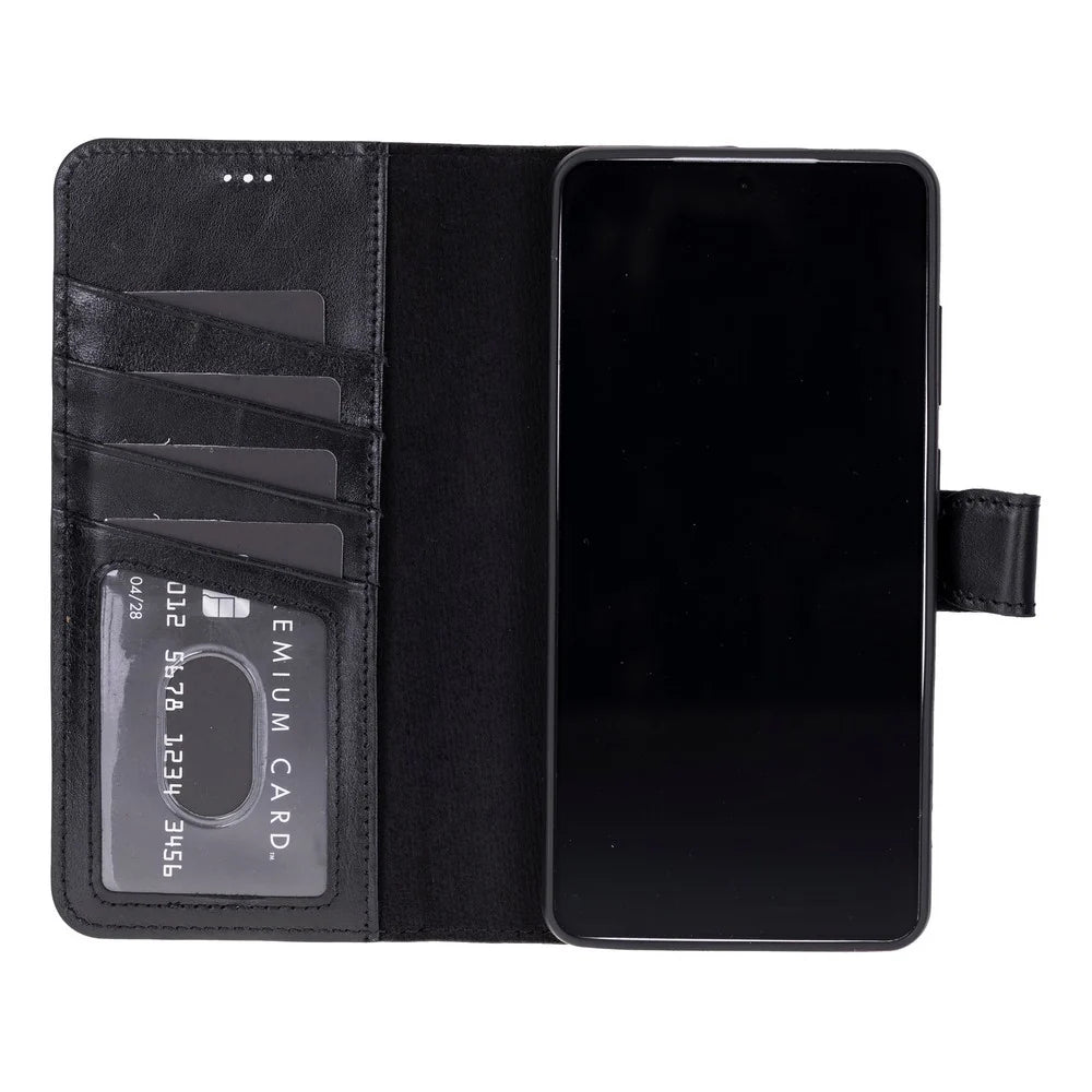 Magic Samsung Galaxy S26 Ultra Leather Detachable Wallet Case