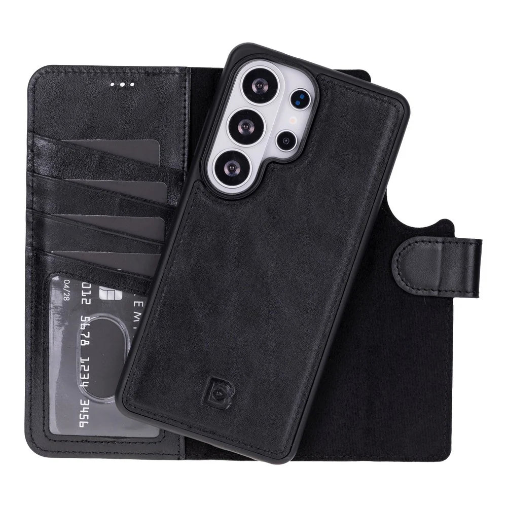 Magic Samsung Galaxy S26 Ultra Leather Detachable Wallet Case