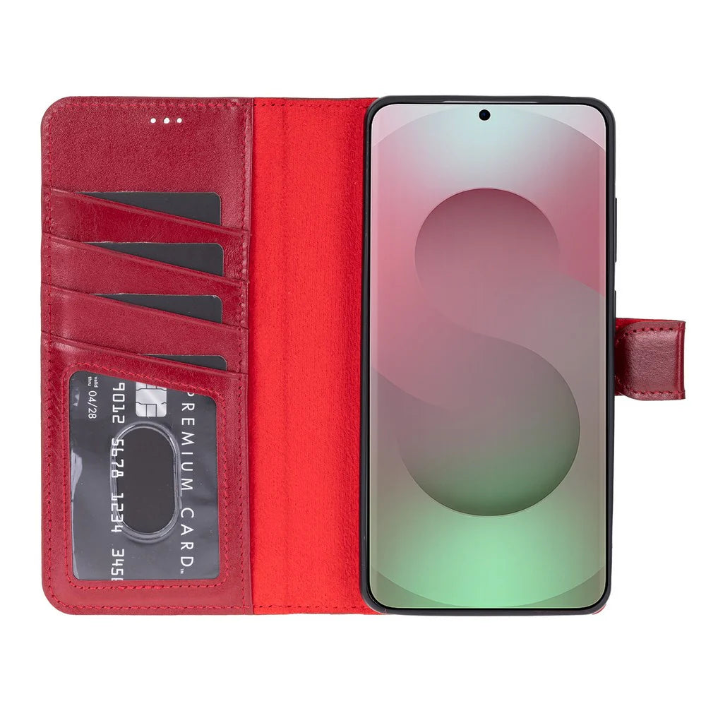 Magic Samsung Galaxy S26 Ultra Leather Detachable Wallet Case