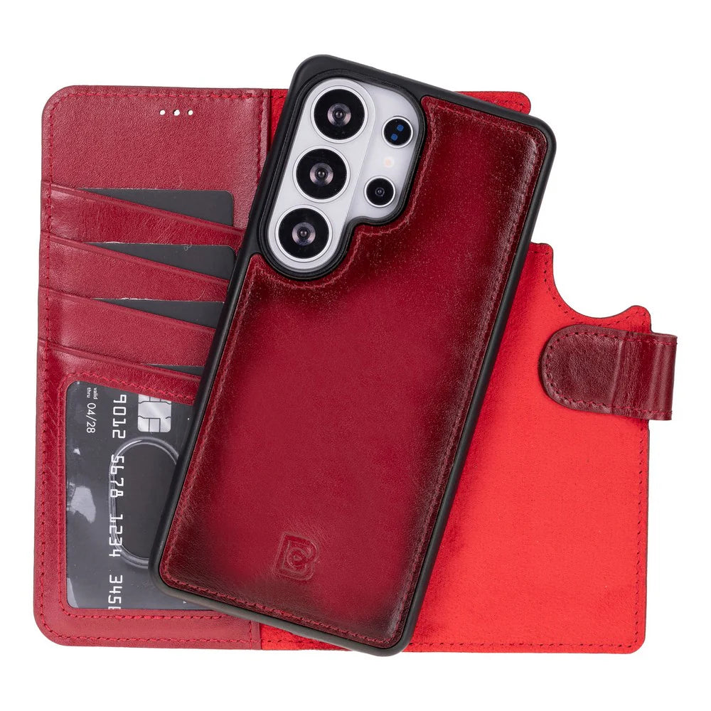 Magic Samsung Galaxy S26 Ultra Leather Detachable Wallet Case