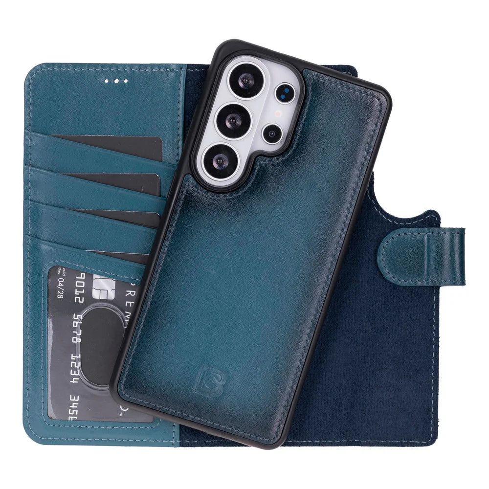 Magic Samsung Galaxy S26 Ultra Leather Detachable Wallet Case