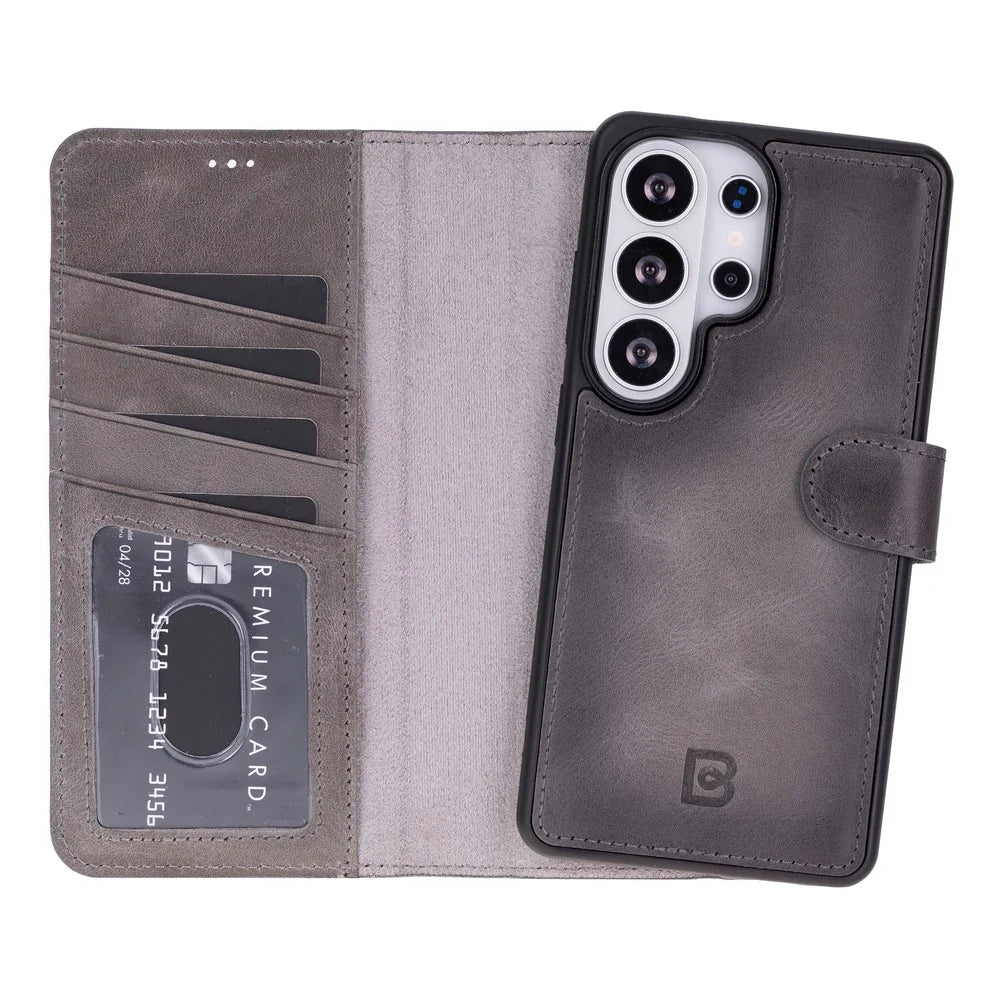 Magic Samsung Galaxy S26 Ultra Leather Detachable Wallet Case