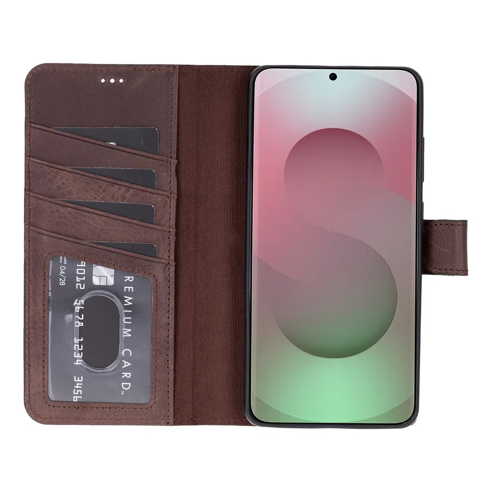 Magic Samsung Galaxy S26 Ultra Leather Detachable Wallet Case