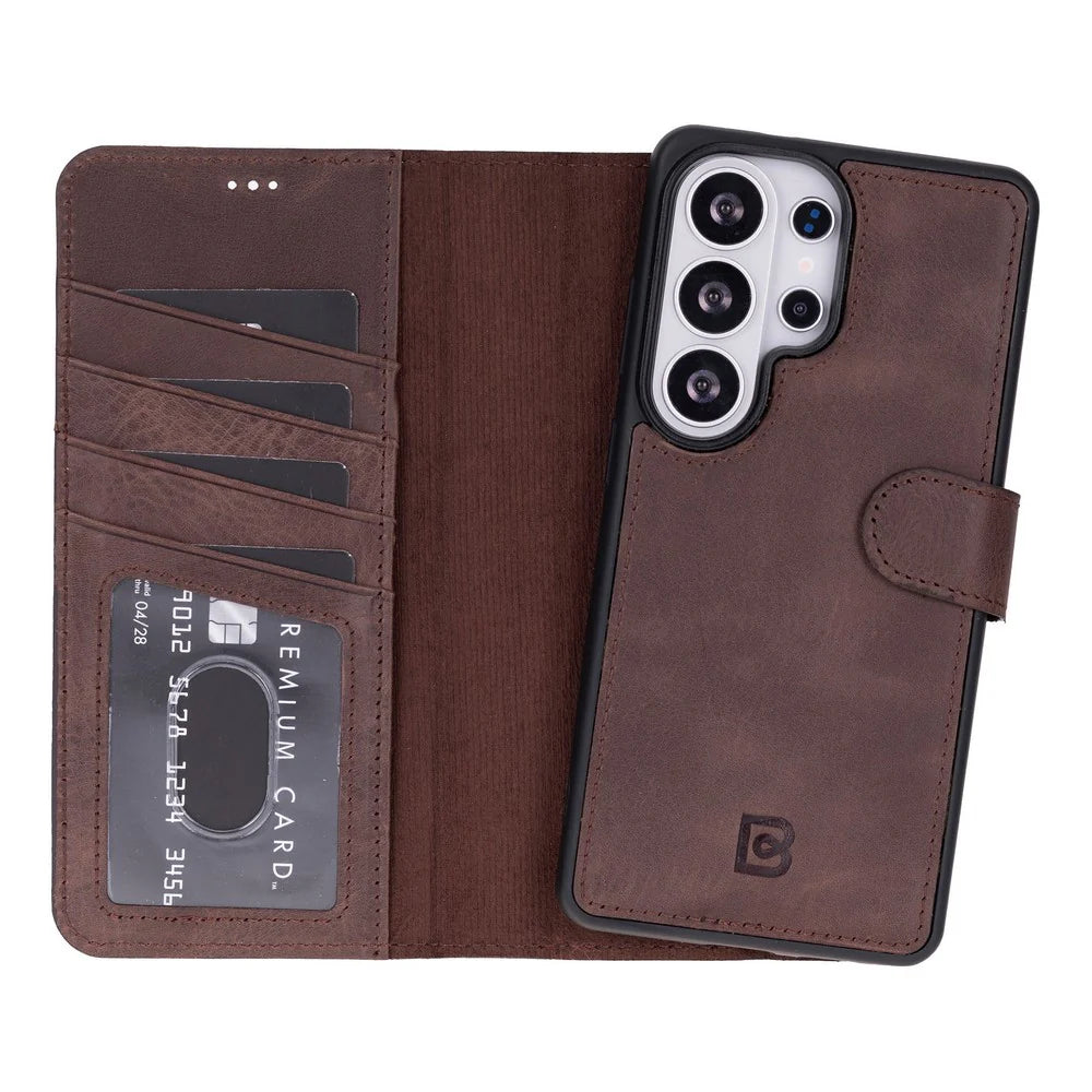 Magic Samsung Galaxy S26 Ultra Leather Detachable Wallet Case