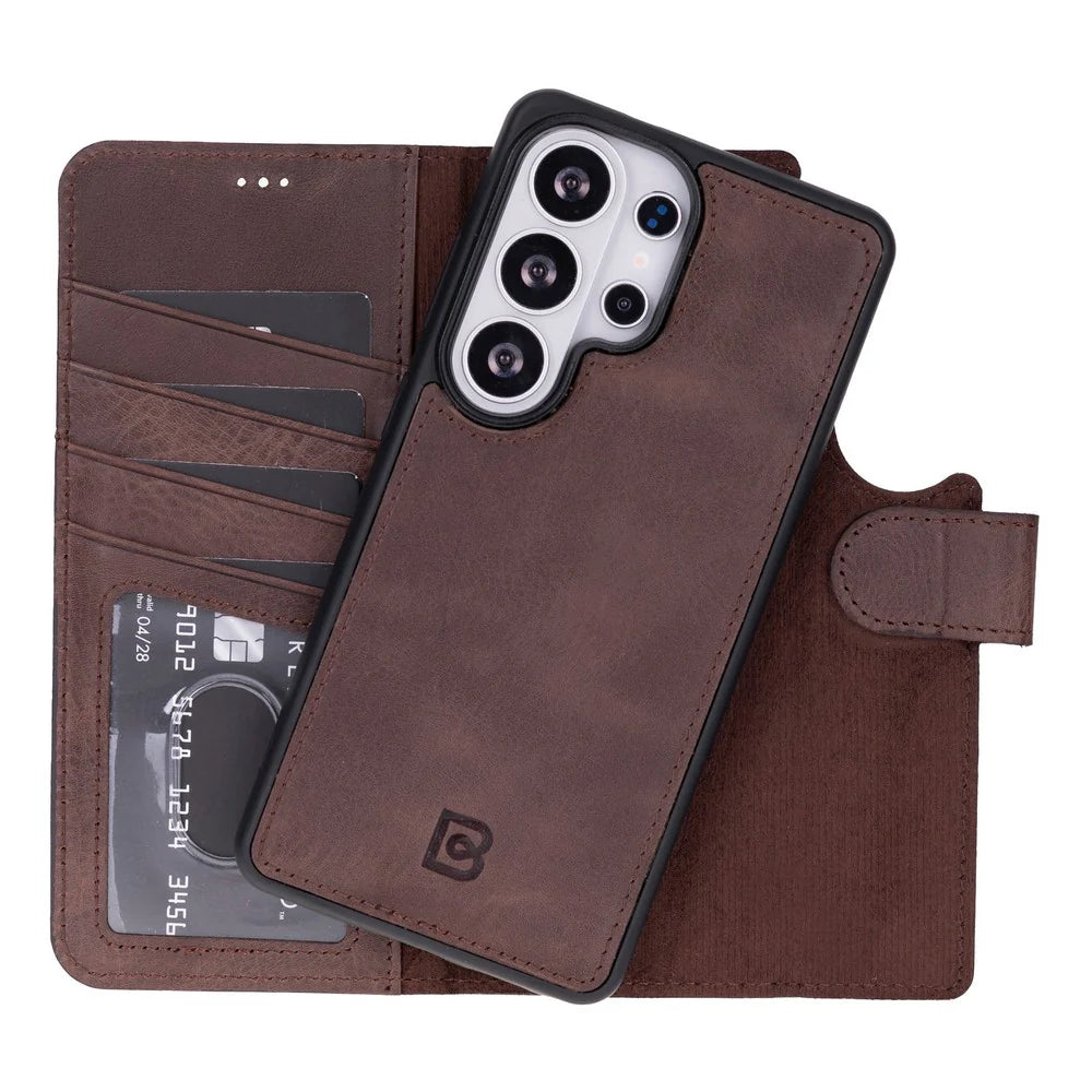 Magic Samsung Galaxy S26 Ultra Leather Detachable Wallet Case