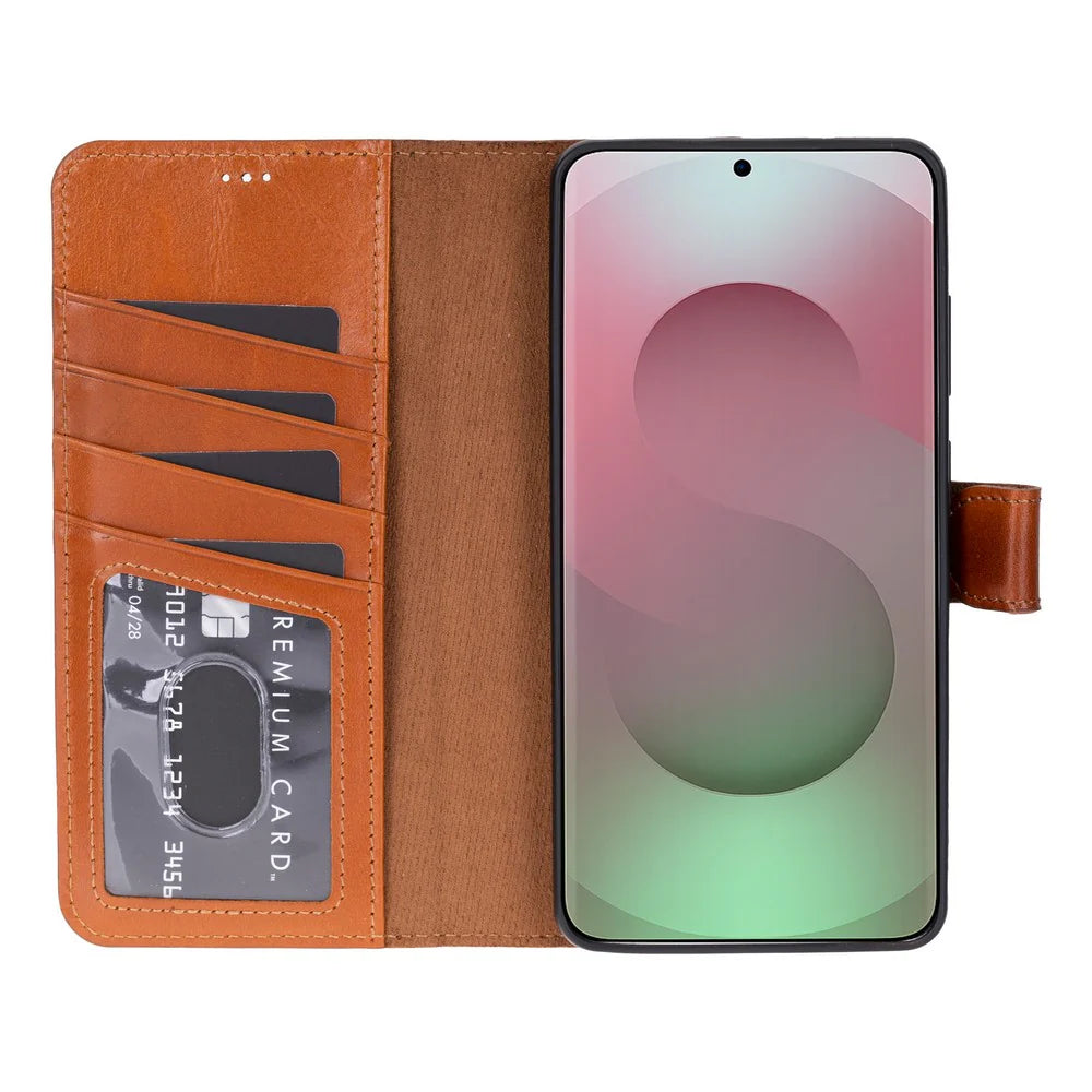 Magic Samsung Galaxy S26 Ultra Leather Detachable Wallet Case