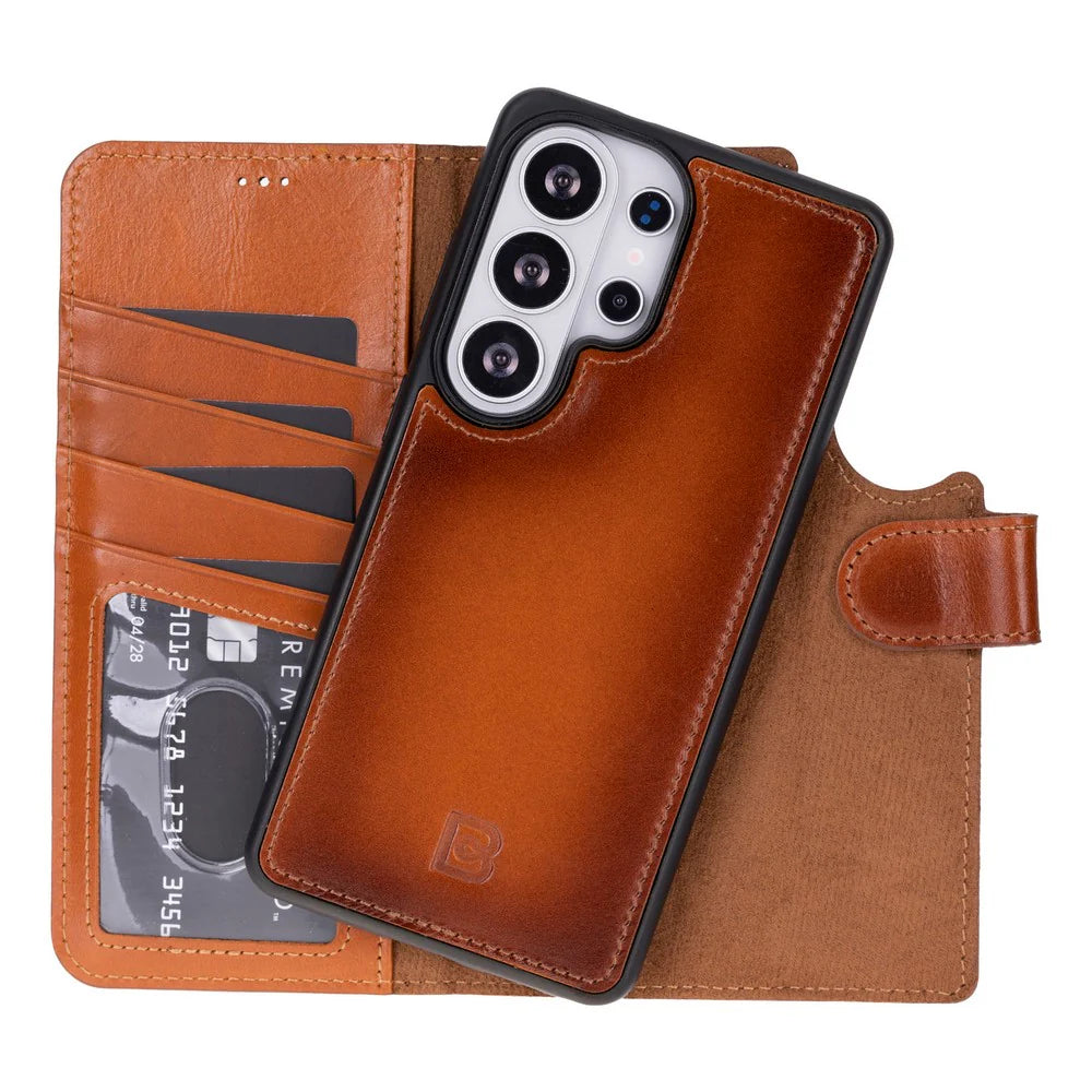 Magic Samsung Galaxy S26 Ultra Leather Detachable Wallet Case