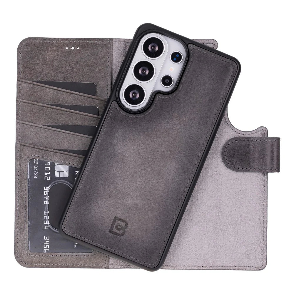 Magic Samsung Galaxy S26 Ultra Leather Detachable Wallet Case