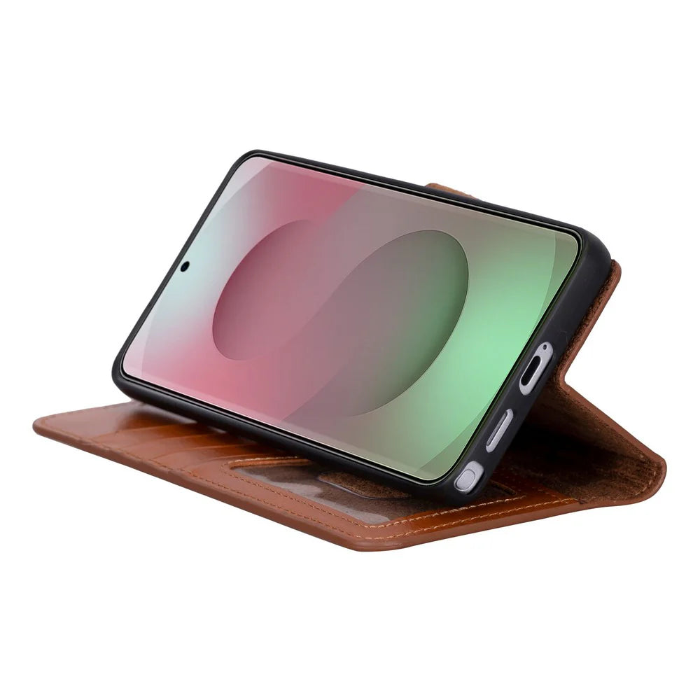 Magic Samsung Galaxy S26 Ultra Leather Detachable Wallet Case