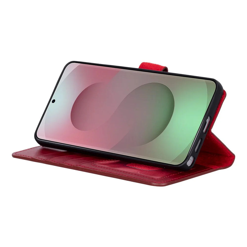 Magic Samsung Galaxy S26 Ultra Leather Detachable Wallet Case