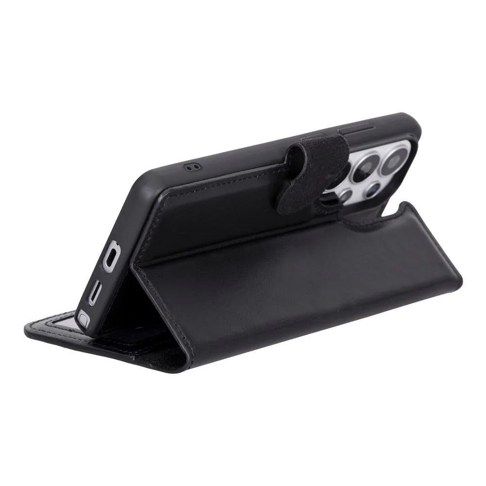 Magic Samsung Galaxy S26 Ultra Leather Detachable Wallet Case