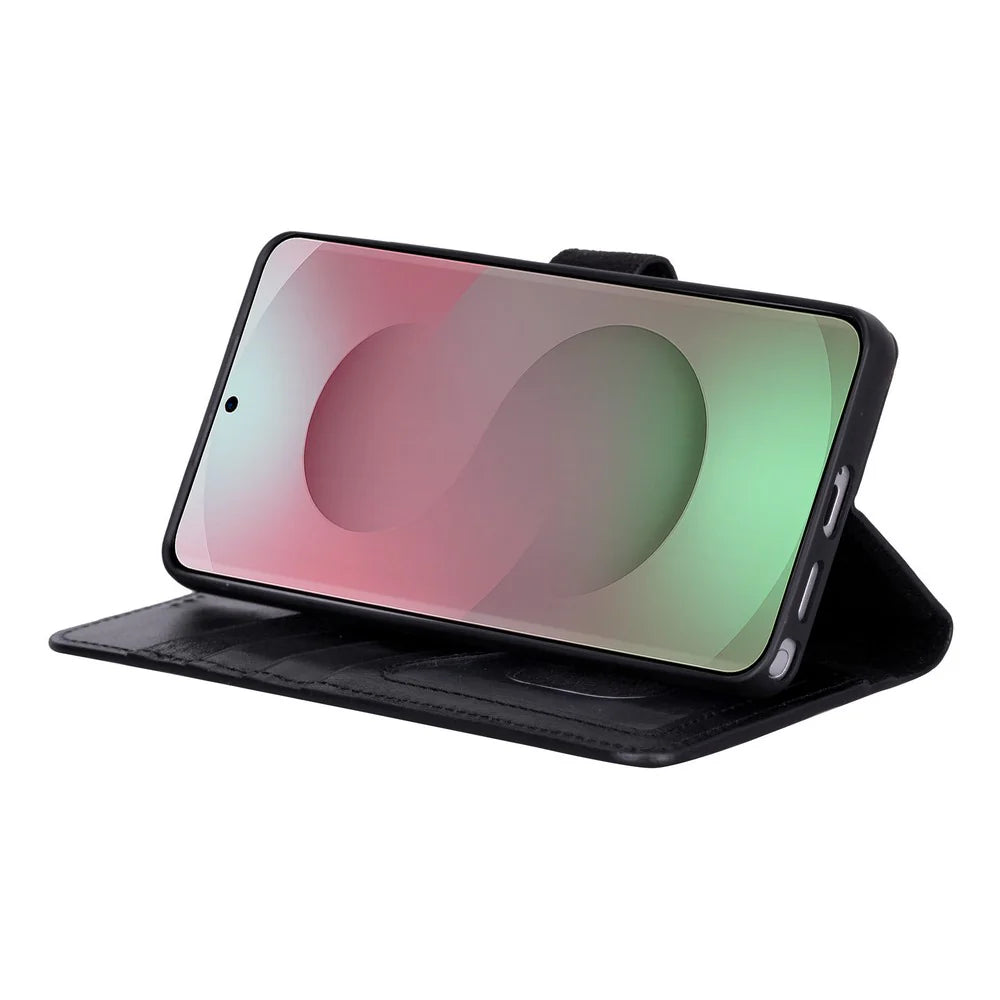 Magic Samsung Galaxy S26 Ultra Leather Detachable Wallet Case