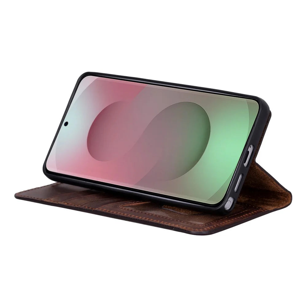 Magic Samsung Galaxy S26 Ultra Leather Detachable Wallet Case