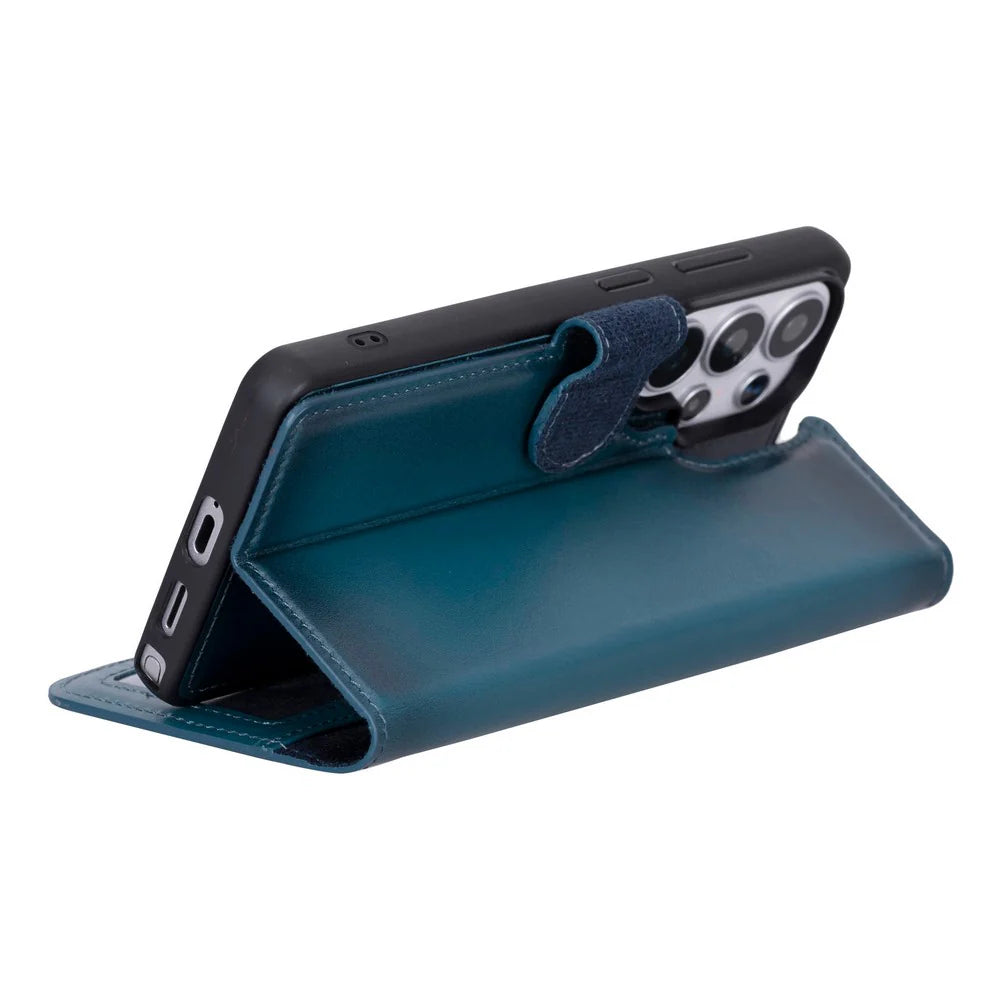 Magic Samsung Galaxy S26 Ultra Leather Detachable Wallet Case