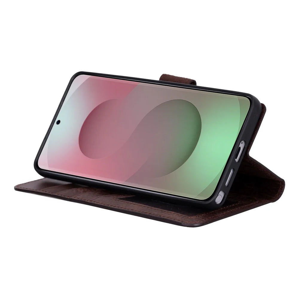 Magic Samsung Galaxy S26 Ultra Leather Detachable Wallet Case