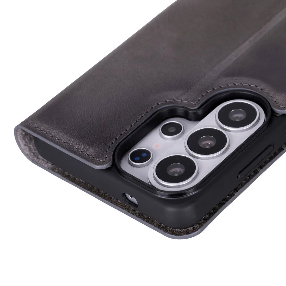 Magic Samsung Galaxy S26 Ultra Leather Detachable Wallet Case