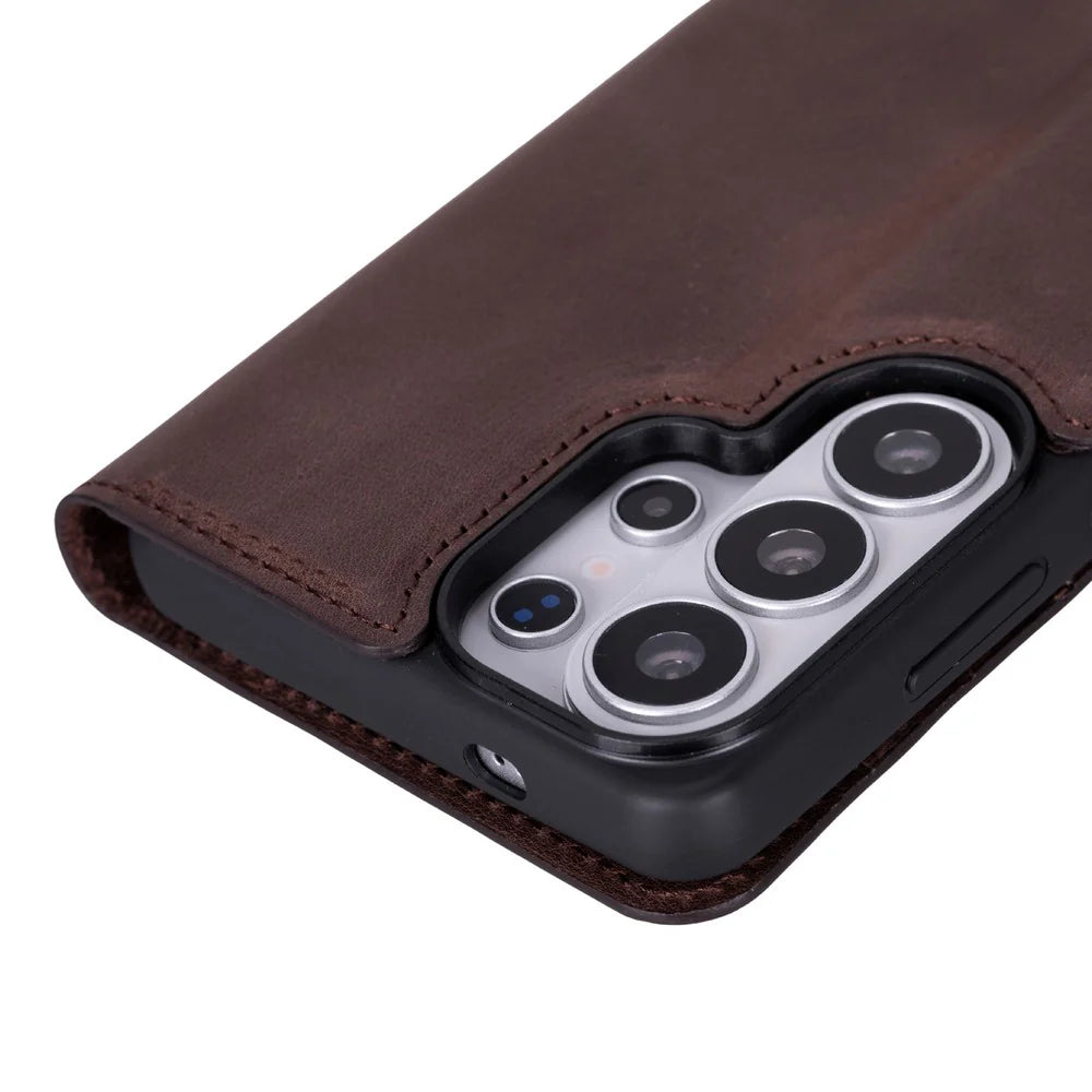 Magic Samsung Galaxy S26 Ultra Leather Detachable Wallet Case