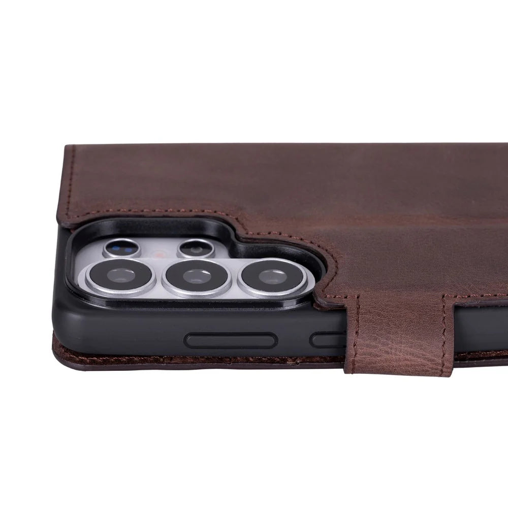 Magic Samsung Galaxy S26 Ultra Leather Detachable Wallet Case