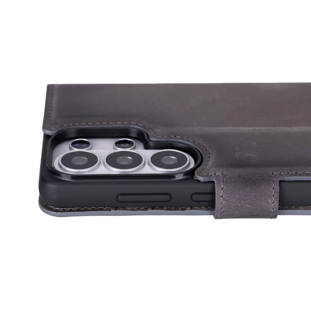 Magic Samsung Galaxy S26 Ultra Leather Detachable Wallet Case