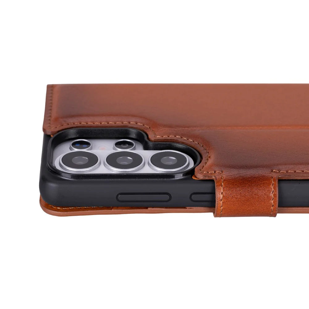 Magic Samsung Galaxy S26 Ultra Leather Detachable Wallet Case