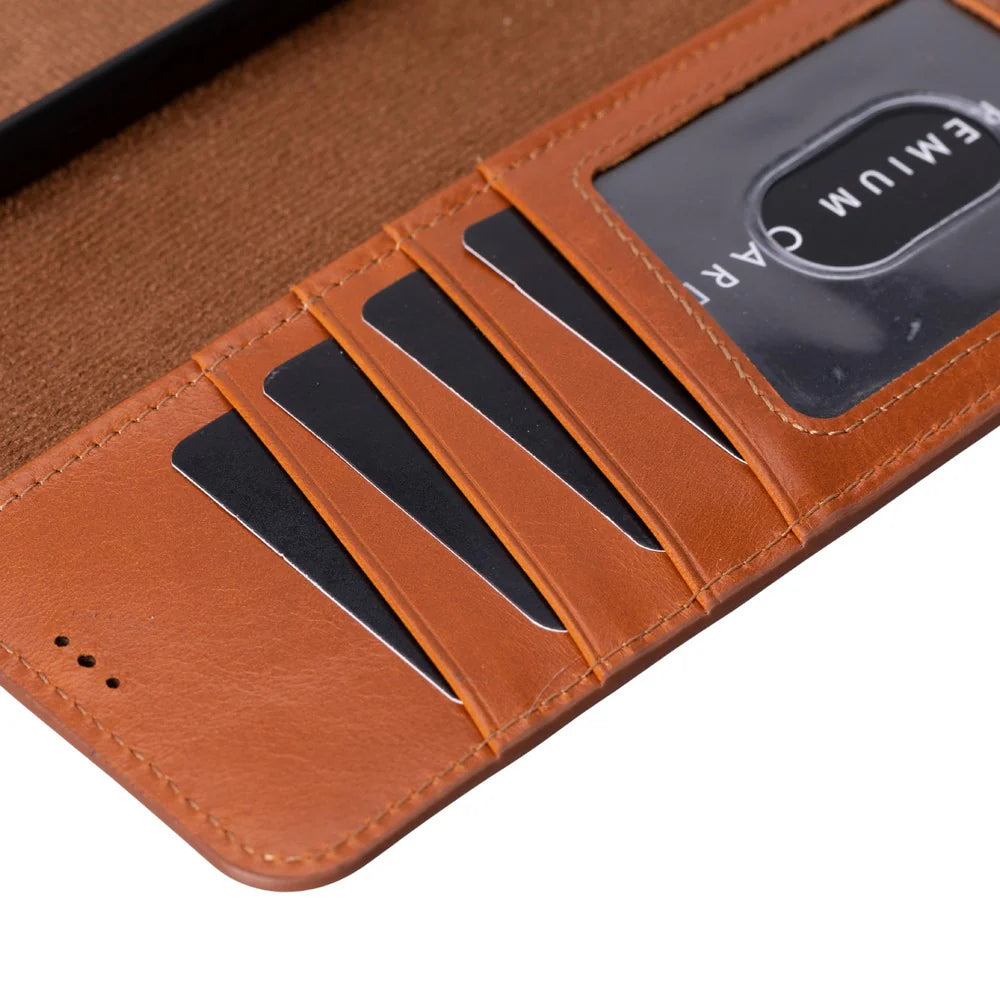 Magic Samsung Galaxy S26 Ultra Leather Detachable Wallet Case