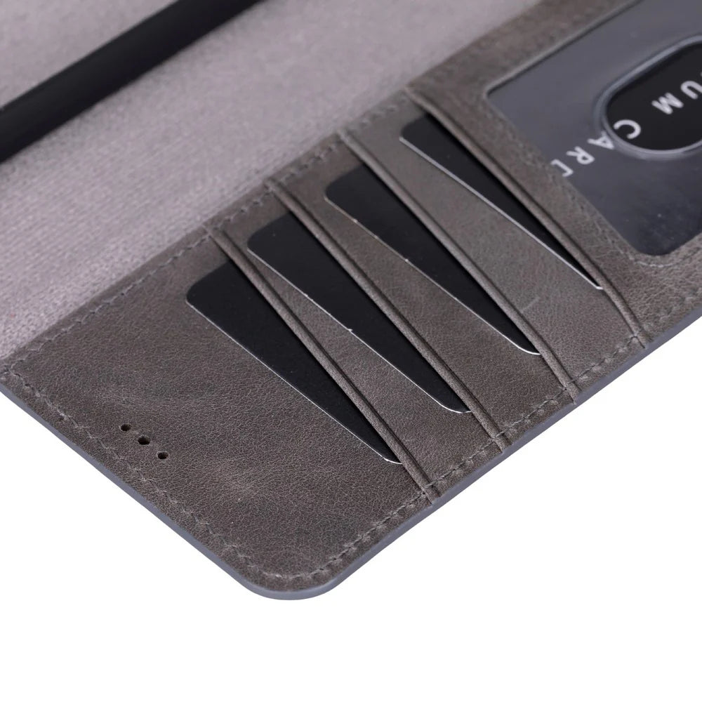 Magic Samsung Galaxy S26 Ultra Leather Detachable Wallet Case