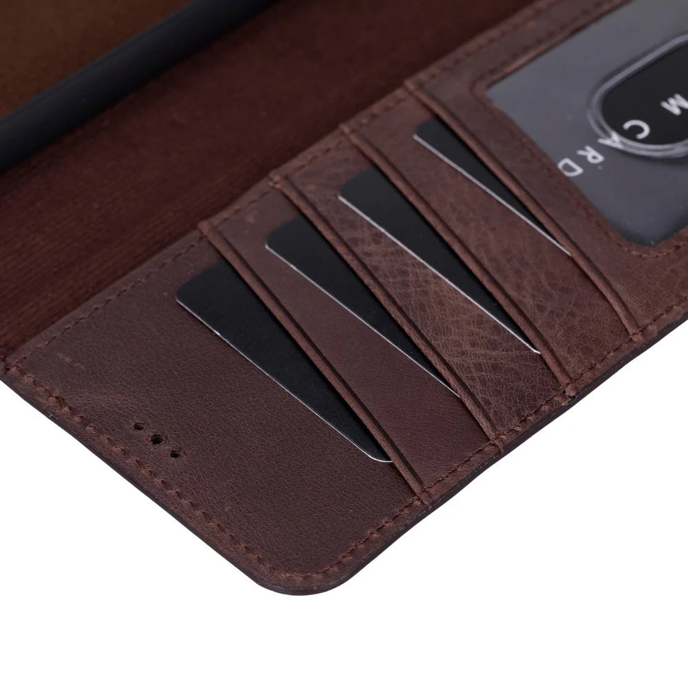 Magic Samsung Galaxy S26 Ultra Leather Detachable Wallet Case