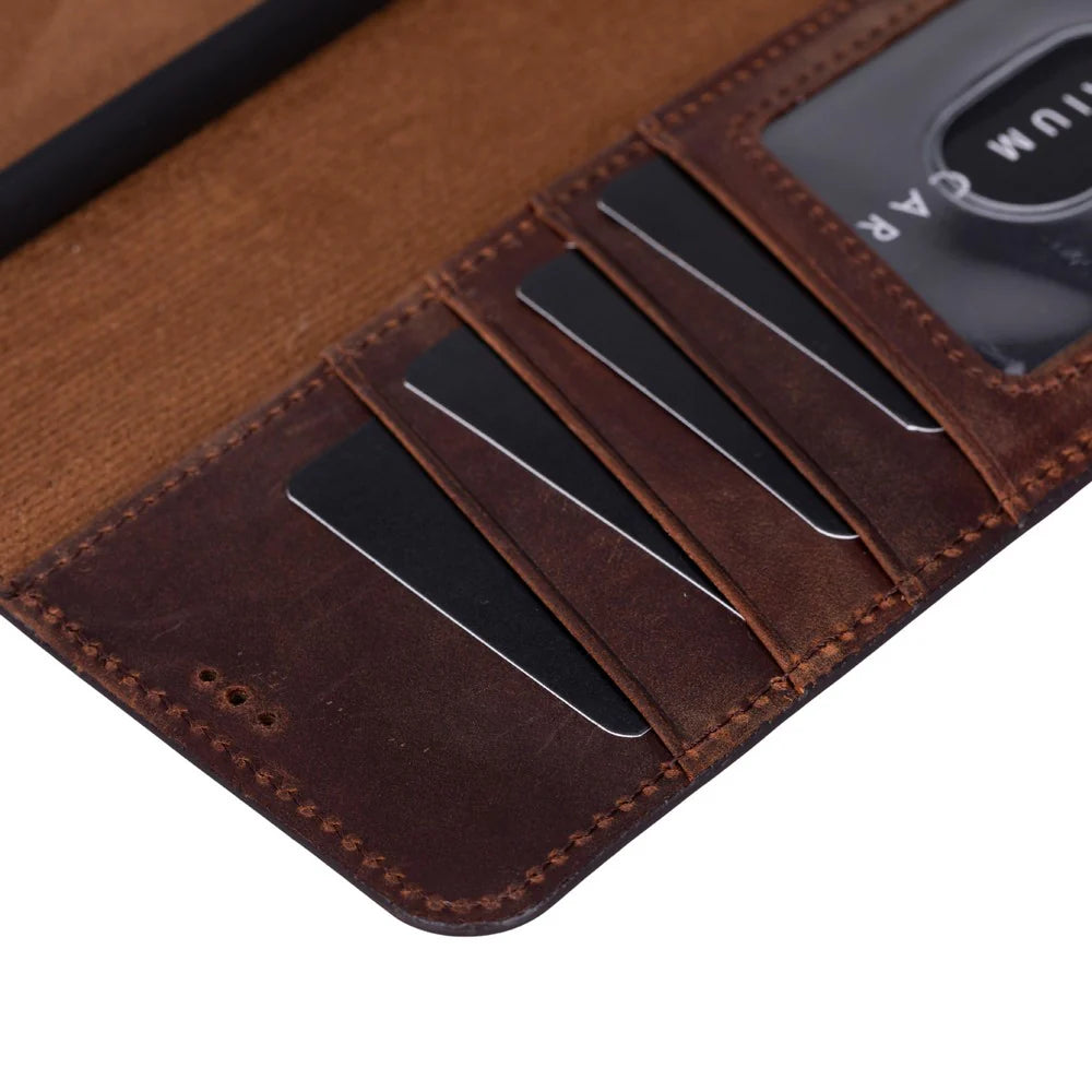 Magic Samsung Galaxy S26 Ultra Leather Detachable Wallet Case