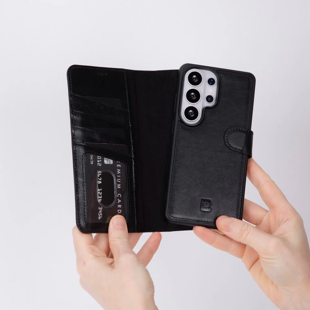 Magic Samsung Galaxy S26 Ultra Leather Detachable Wallet Case