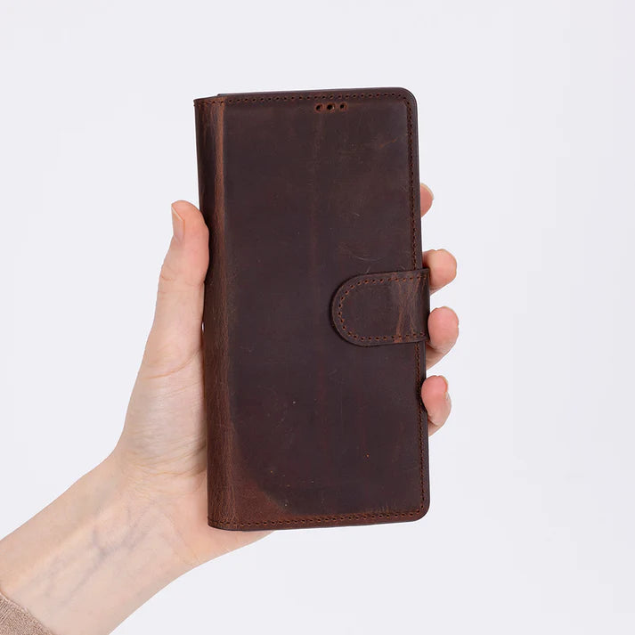 Wallet ID Leather Samsung Galaxy Z Fold 7 Folio Case