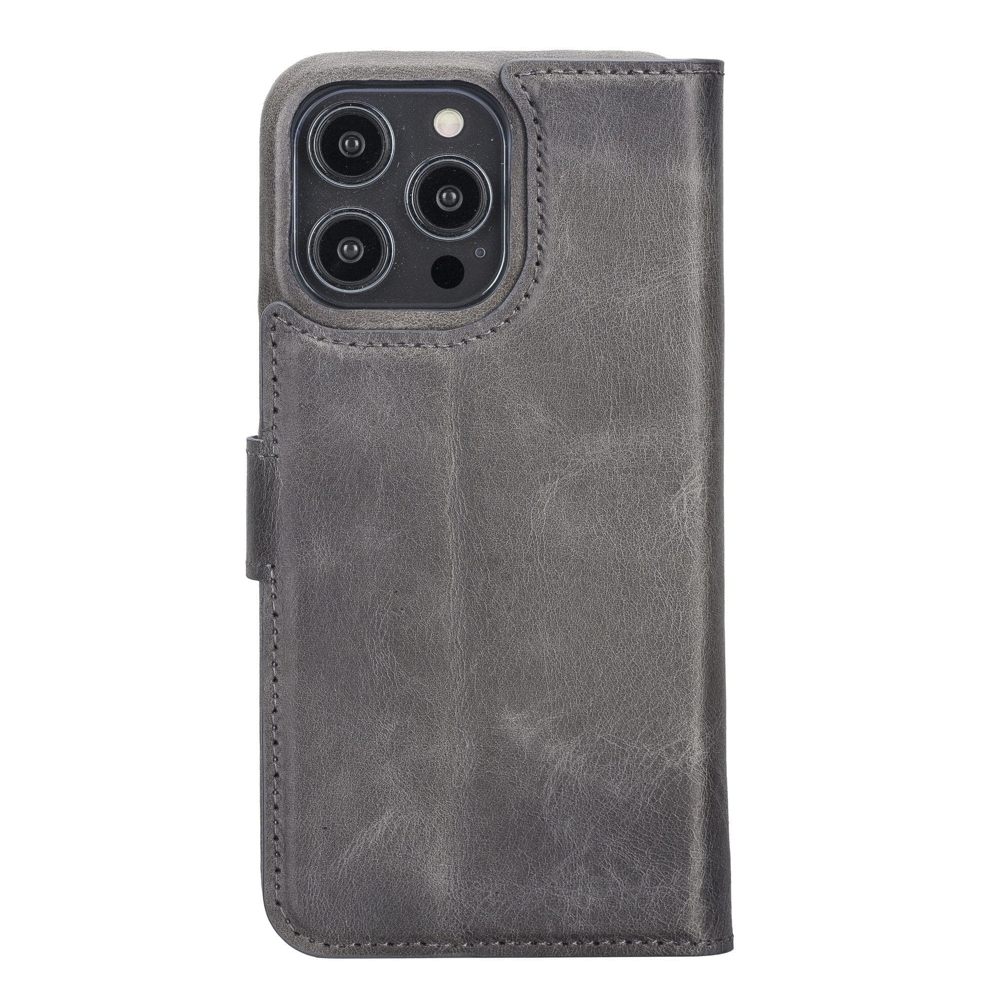 Apple iPhone 14 Series Full Leather Coating Detachable Wallet Case Bouletta LTD