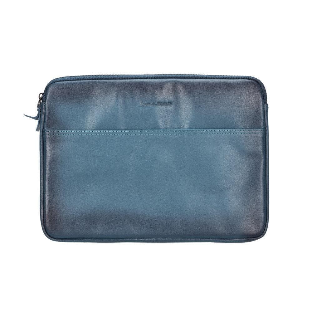 AWE Genuine Leather Sleeves / Cases for 11", 13", 15", 16" MacBook and iPad 11" / Blue / Leather Bouletta LTD