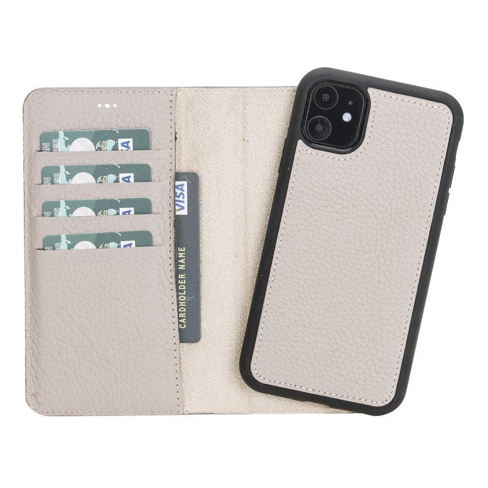 Magic iPhone 11 Series Detachable Genuine Leather Case / MW